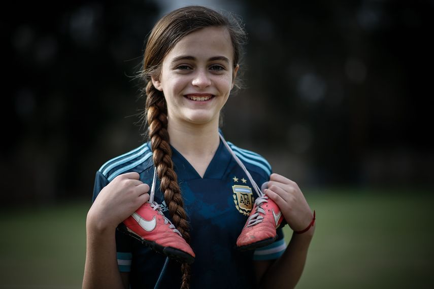 Zoe, la fanática de Alex Morgan que revoluciona Argentina con su solidaridad