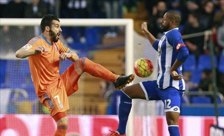 1-1. Negredo impide en el descuento el primer triunfo del Depor en 2016