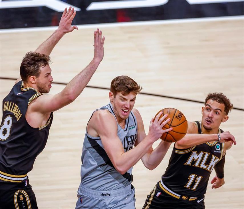 123-114. Ante los Trail Blazers, Gallinari y Bogdanovic mantienen ganadores a los Hawks