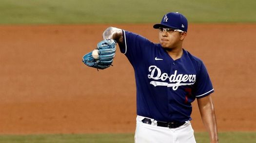 11-2. Urías domina desde la lomita de los Dodgers a los Diamondbacks