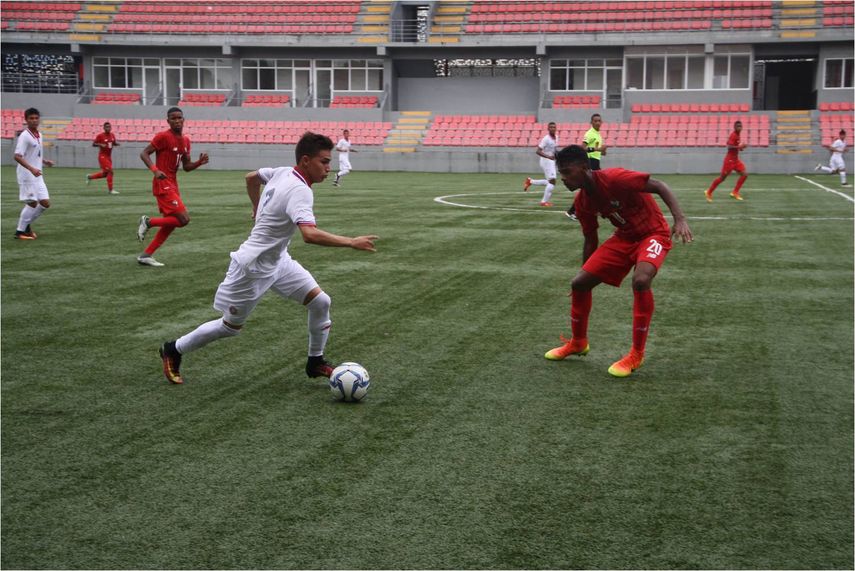 Panamá Sub-17 cae en segundo fogueo ante Costa Rica