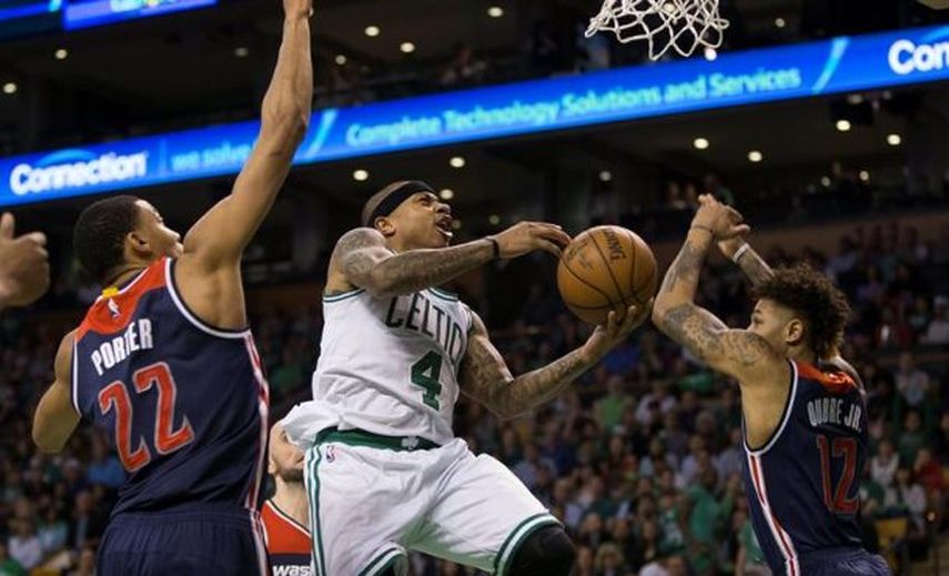123-111. Thomas enciende el ataque de los Celtics que toman ventaja en la serie ante los Wizards
