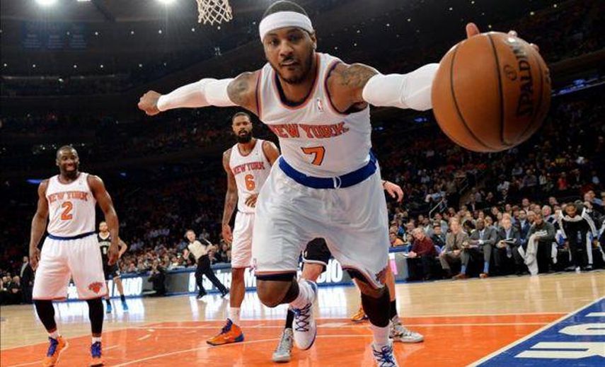 77-84. Anthony volvió a Syracuse con el triunfo de los Knicks sobre los Sixers