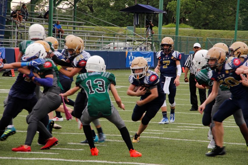 Raiders con pase a la final Varsity y Definidas Semifinales Flag y Contac Juvenil