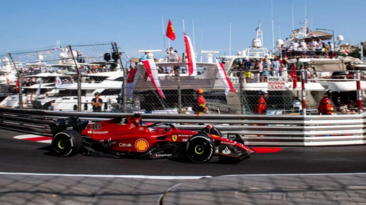 Ferrari ocupará los dos primeros lugares en la parrilla de salida del Gran Premio de Mónaco de la Fórmula 1, que se celebra este domingo.
