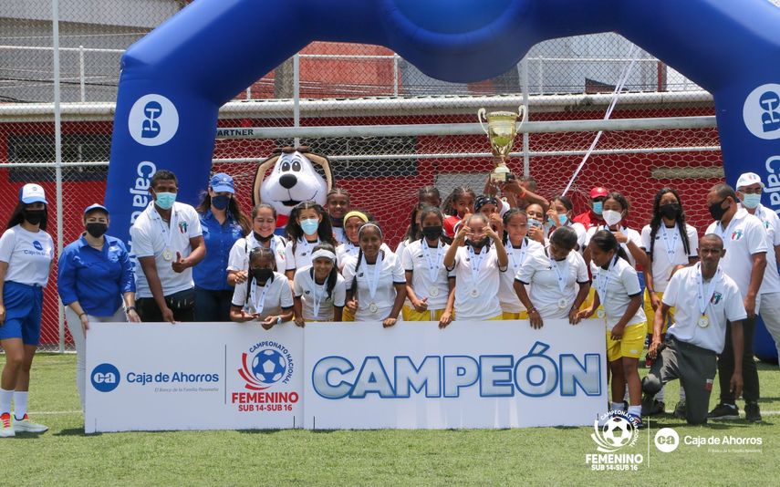 Panamá Este y Panamá Oeste son las Campeonas de la Copa Caja de Ahorros Femenina Sub-14 y Sub-16