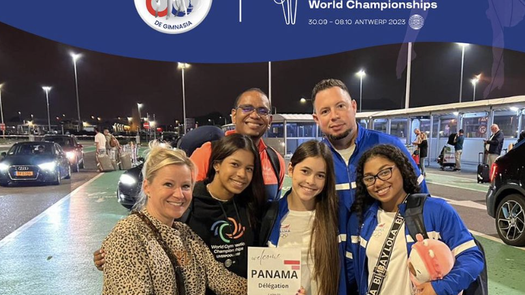 Gimnastas panameñas ya están en Amberes para el Mundial