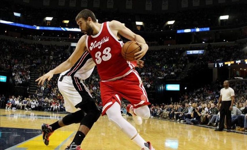 Marc Gasol volvió a ser el más completo de los Grizzlies y Pau tuvo descanso