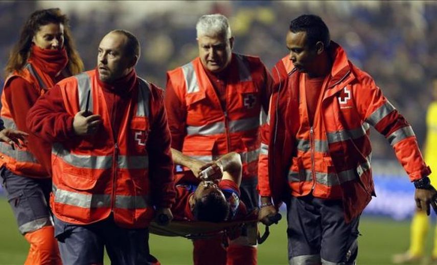 Pedro López estará seis semanas de baja por un esguince de rodilla