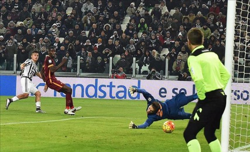 El Juventus vence al Roma (1-0) y logra su undécimo triunfo seguido