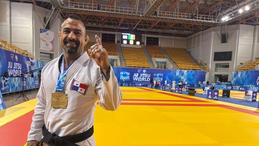 Pérez logró un hito histórico para el Jiu-Jitsu panameño.&nbsp;