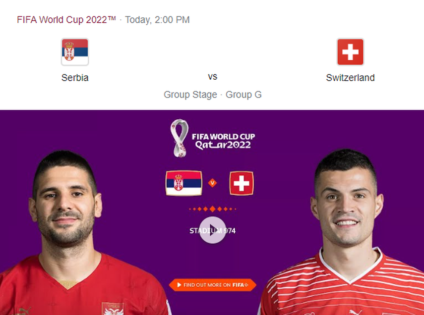 EN DIRECTO QATAR 2022: Serbia vs Suiza