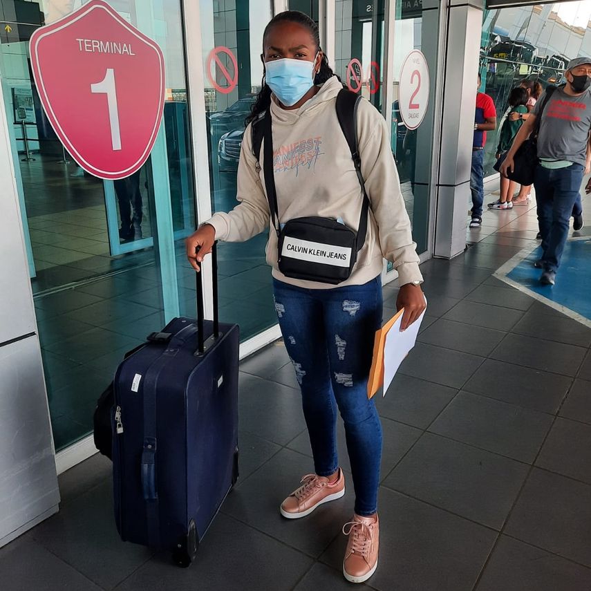 Natis en el aeropuerto de Tocumen.&nbsp;