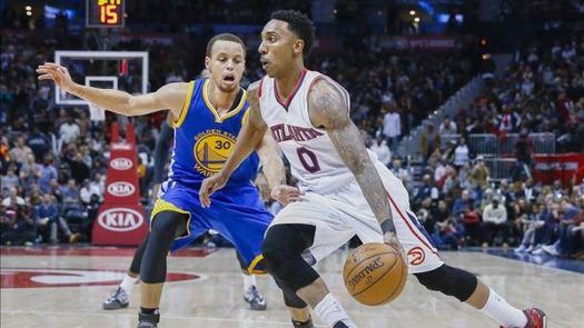 124-116. Hawks ganan a Warriors duelo de líderes y recuperan mejor marca