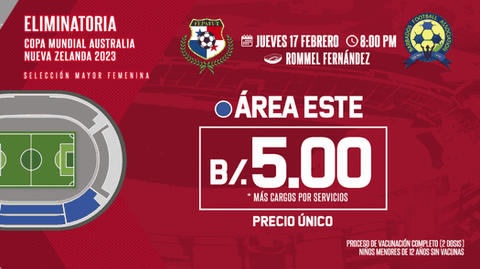 Panamá - Barbados: Ya están los boletos a la venta