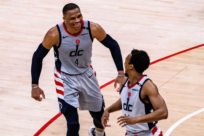 93-122. Westbrook logra su trigésimo primer triple-doble en el triunfo de los Wizards sobre los Cavaliers