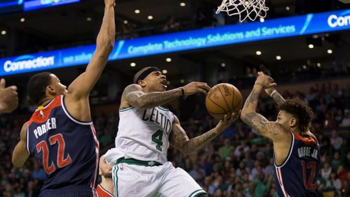 123-111. Thomas enciende el ataque de los Celtics que toman ventaja en la serie ante los Wizards