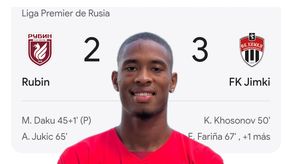 Debutó con gol en Europa