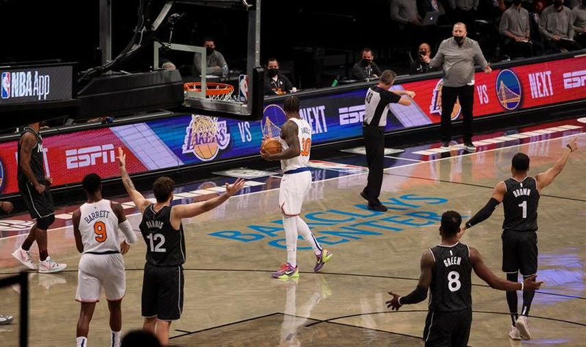 117-112. Irving y Harden deciden a favor de los Nets el duelo neoyorquino