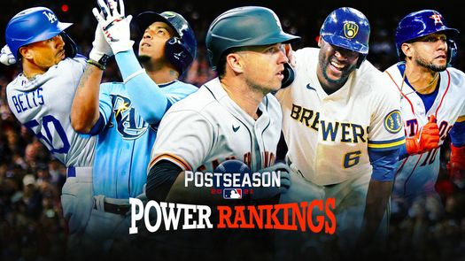 Power Rankings de los equipos en playoffs de la MLB. Power Rankings de los equipos en playoffs de la MLB.