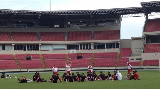 San Francisco FC entrenó en el Rommel Fernández con miras a la gran final.