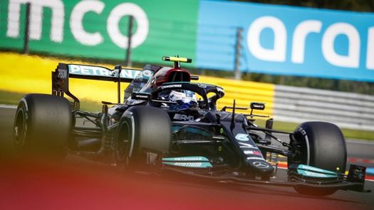 Bottas lideró el primer libre en Spa-Francorchamps