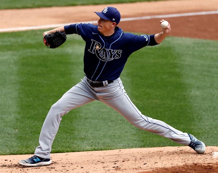 4-2. Yarbrough lanza sólido y Lowe jonronea contra los Orioles