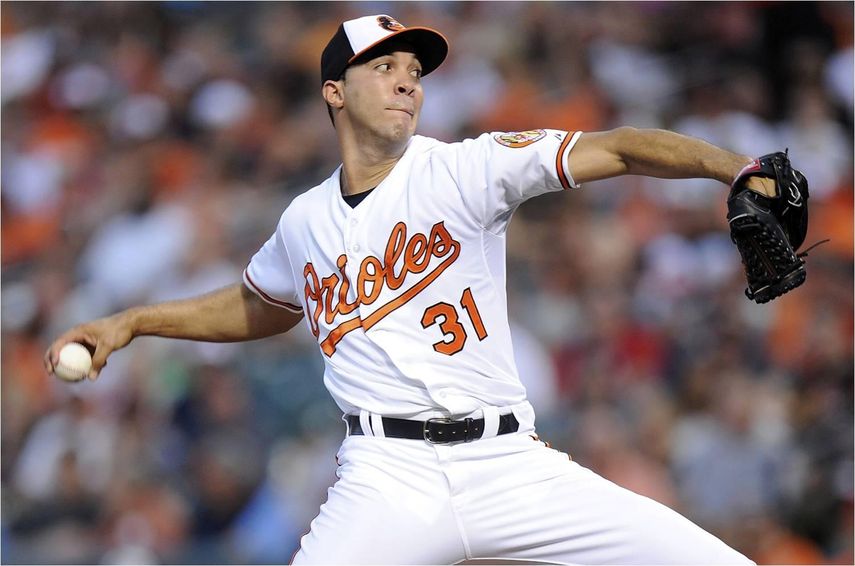 5-0. Jiménez conduce desde la lomita la victoria de los Orioles sobre los Angelinos