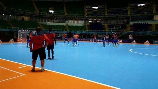 Panamá hizo su reconocimiento de cancha previo al debut.