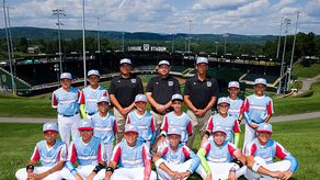 Estos son los integrantes del equipo de Doleguita posando con el uniforme de Panamá que usarán en la 79va Serie Mundial de Pequeñas Ligas. Foto: Cortesía/Little League Baseball
