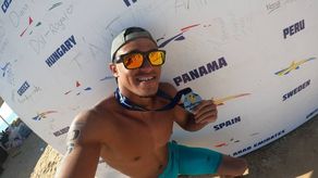 Óscar Santana, de 21 años de edad, representó a Panamá en el Oceanman World Final Championship en Egipto.&nbsp;
