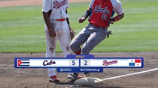 Cuba derrota a Panamá en el Mundial Sub-15 de Béisbol