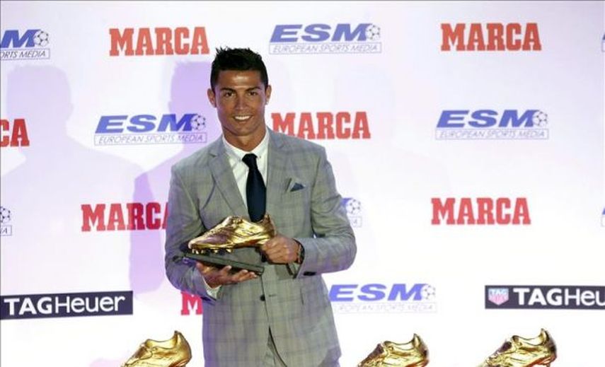 Cristiano Ronaldo recibe su cuarta Bota de Oro y piensa en la quinta y sexta