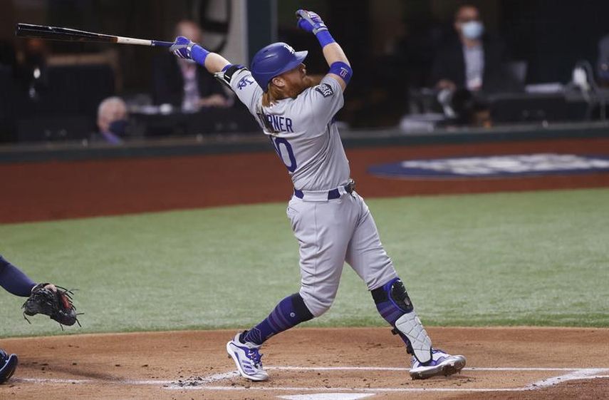2-0. Turner marca el triunfo de los Dodgers sobre los Padres