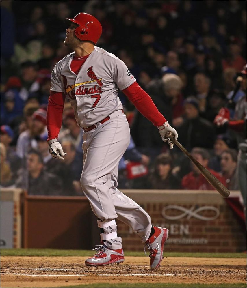 3-0. Holliday remolca dos y da el triunfo a los Cardenales en la inauguración