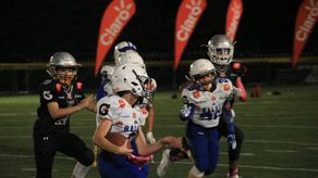 Dragons vs Owls por la Mini Contact Masculina de la Liga de Football Americano Kiwanis