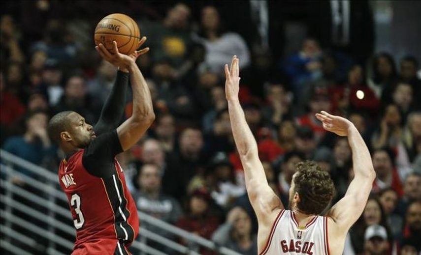 84-89. Wade y Bosh superaron el vigésimo doble-doble de Pau Gasol