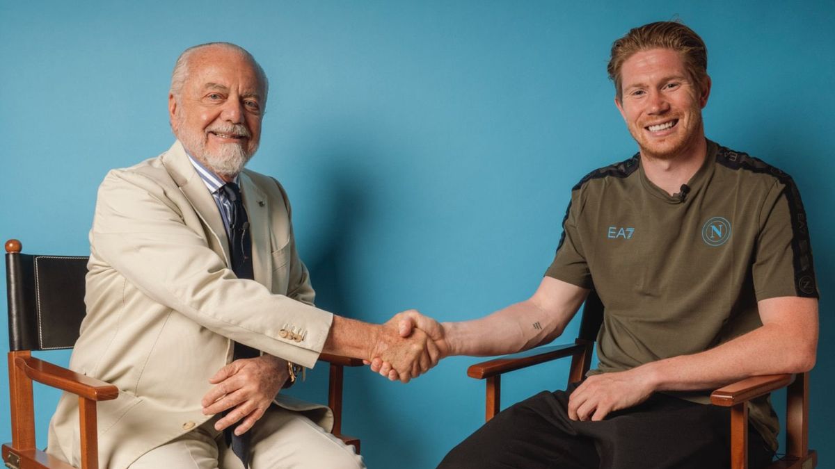 De Bruyne cambia Manchester por Nápoles