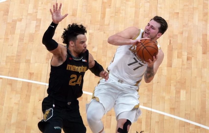 113-114. Doncic, con triple espectacular, roba el triunfo a los Grizzlies