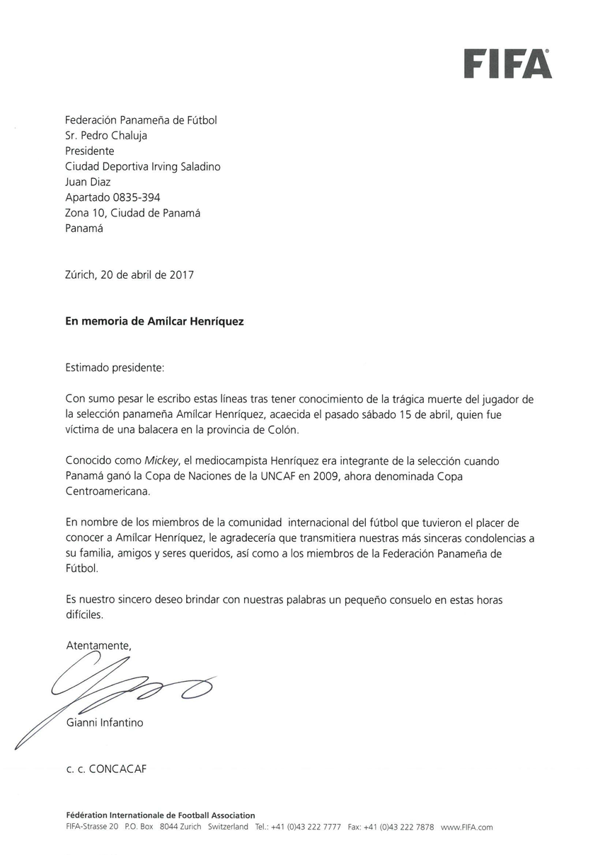 En memoria de Amilcar Henriquez