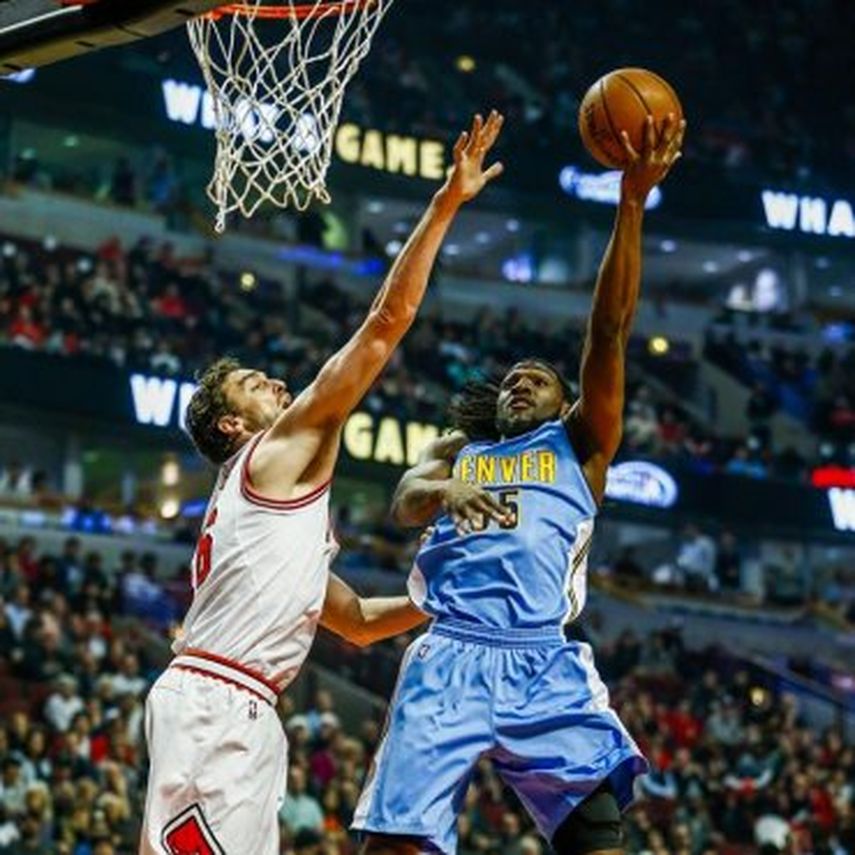 116-114. Faried y los Nuggets superan a los Mavericks