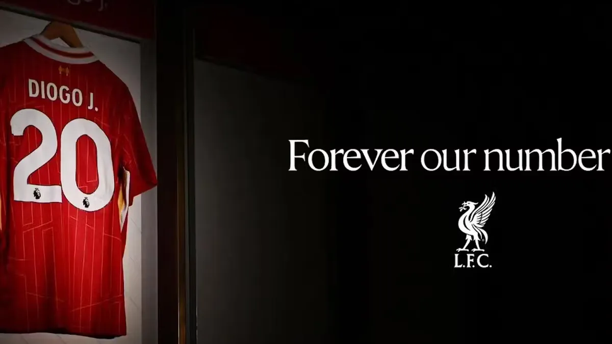 Liverpool retira el dorsal 20 en honor a Diogo Jota Liverpool retira el dorsal 20 en honor a Diogo Jota