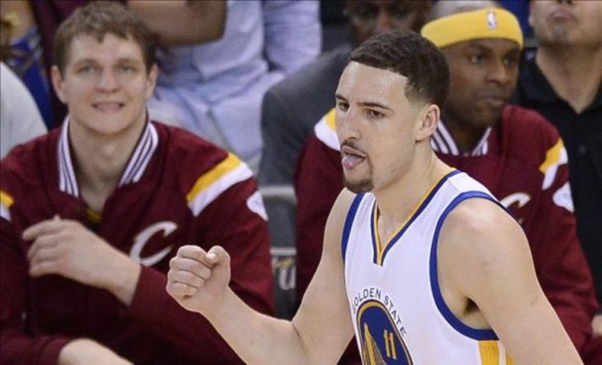 105-118. Thompson ayuda a los Warriors a empatar su mejor marca ganadora de la NBA