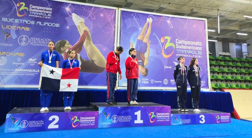 María Sofía Corbett e Isabel Goon Lan se llevaron las preseas de plata en la categoría Sincronismo Senior.&nbsp;