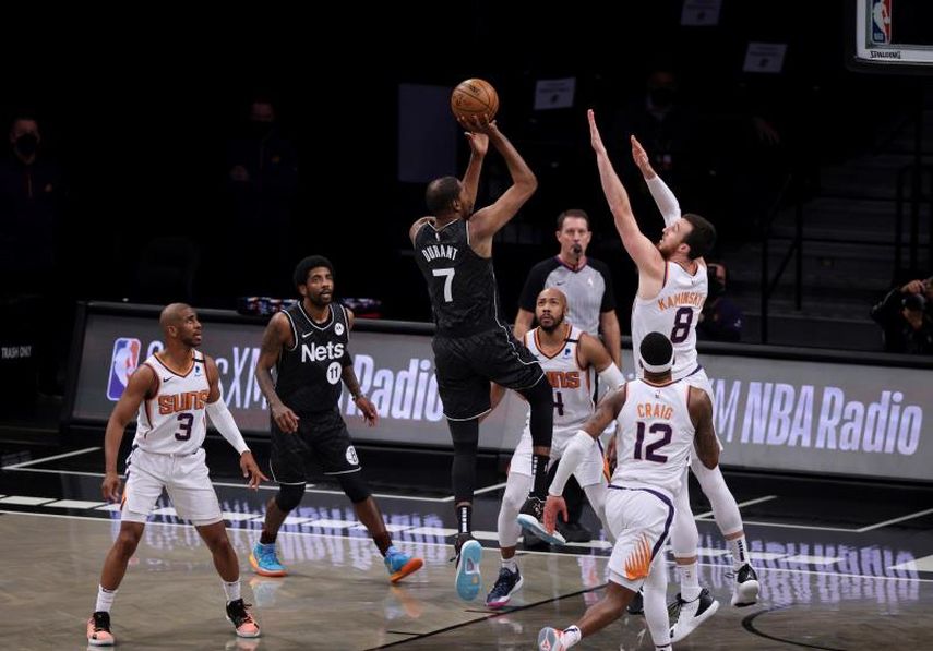 128-119. Durant vuelve por la puerta grande y los Nets consolidan su liderato