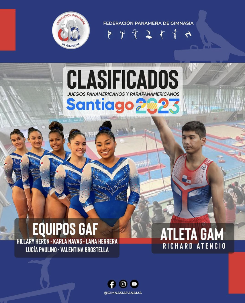 Gimnasia panameña hace historia con triple clasificación