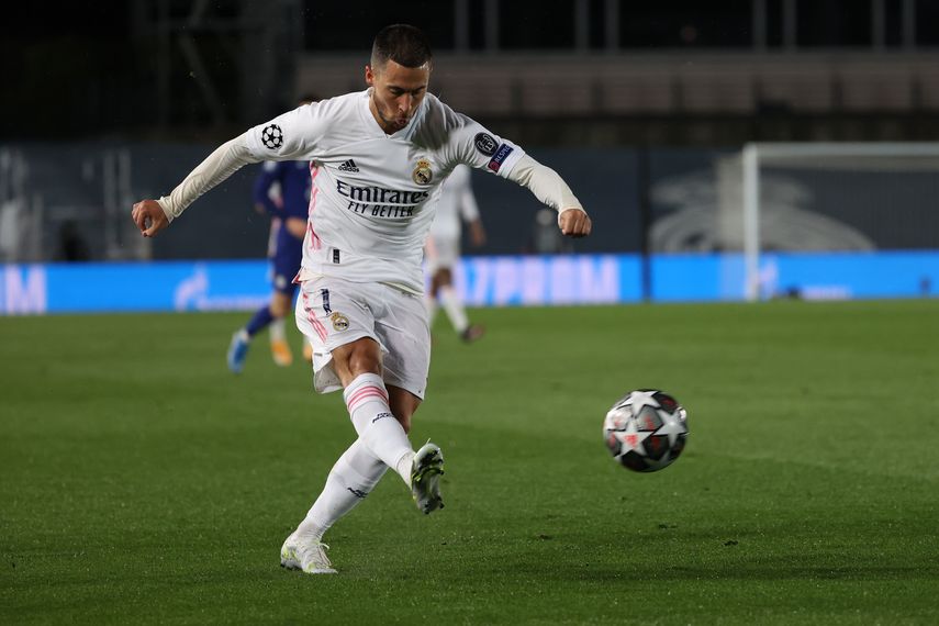 Hazard, titular en el once de las rotaciones de Zidane