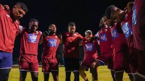 Panamá en su entrenamiento anoche en el Estadio Azteca.