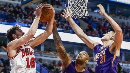 Bulls, con Gasol, vuelven al triunfo; pierden Raptors y Bosh no jugará más