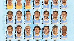 Uruguay presenta sus convocados para el Mundial